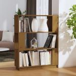 Reduzierte Rustikale Bücherregale aus Massivholz Breite 50-100cm, Höhe 100-150cm, Tiefe 0-50cm 