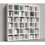 Weiße Regalraum Boon Quadratische Bücherwände aus Holz Breite 0-50cm, Höhe 200-250cm, Tiefe 200-250cm 