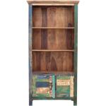 Retro Bücherregale aus Massivholz Breite 150-200cm, Höhe 150-200cm, Tiefe 0-50cm 