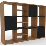 Schwarze Moderne Mycs Bücherregale aus Holz Breite 0-50cm, Höhe 100-150cm, Tiefe 150-200cm 