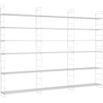 Bücherregal STEP XL-3x5 | 242x183x27 cm (LxHxT) weiß | Hängeregal weiß entdecken