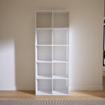 Weiße Moderne Mycs Bücherregale mit Schublade Breite 0-50cm, Höhe 150-200cm, Tiefe 50-100cm 