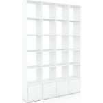 Weiße Moderne Mycs Bücherregale mit Schublade Breite 0-50cm, Höhe 200-250cm, Tiefe 150-200cm 
