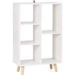 Reduzierte Weiße Woltu Bücherregale aus Holz Breite 50-100cm 