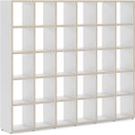 Weiße Regalraum Boon Quadratische Bücherwände aus Holz Breite 150-200cm, Höhe 150-200cm, Tiefe 150-200cm 