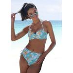 Blumenmuster Sunseeker Ocean Bandeau Bikinitops mit Bügel für Damen Größe M 