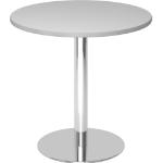 Graue Runde Runde Tische 80 cm aus Holz Breite 50-100cm, Höhe 50-100cm, Tiefe 50-100cm 2 Personen 