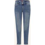 Cyanblaue Buena Vista Italy Slim Fit Jeans aus Baumwollmischung für Damen Größe S 