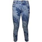 Blaue Bestickte Buena Vista Jeans mit Stickerei Metallic mit Reißverschluss aus Denim für Damen Einheitsgröße 