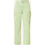Hellgrüne Buena Vista Freizeithosen mit Reißverschluss aus Baumwolle für Damen Größe M 