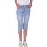 Blaue Buena Vista Malibu Capri-Jeans für Damen Größe L 
