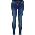 Dunkelblaue Vintage Buena Vista Malibu Skinny Jeans aus Denim für Damen Größe XL 