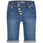 Reduzierte Blaue Buena Vista Malibu Hüftjeans & Low Waist Jeans aus Denim für Damen Größe L für den für den Sommer 