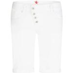 Reduzierte Weiße Buena Vista Malibu Stretch-Shorts aus Twill für Damen Größe L 