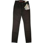 Dunkelbraune Buena Vista Italy Skinny Jeans aus Baumwollmischung für Herren Größe XS Weite 26, Länge 32 