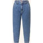 Reduzierte Dunkelblaue Buena Vista High Waist Jeans aus Baumwollmischung für Damen Größe S 