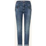 Reduzierte Blaue Buena Vista Slim Fit Jeans aus Baumwolle für Damen Größe XS 