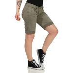 Olivgrüne Buena Vista Malibu Jeans-Shorts aus Twill für Damen Größe XS 
