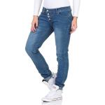 Blaue Buena Vista Malibu Stretch-Jeans aus Denim für Damen Größe L 