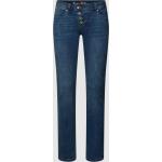 Blaue Buena Vista Malibu Slim Fit Jeans aus Baumwollmischung für Damen Größe S 