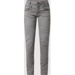 Hellgraue Buena Vista Slim Fit Jeans aus Baumwollmischung für Damen Größe XS 