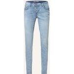 Graue Buena Vista Malibu Slim Fit Jeans aus Baumwolle für Damen Größe M 