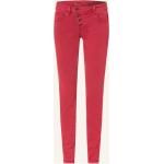 Reduzierte Dunkelrote Buena Vista Malibu 5-Pocket Jeans aus Baumwollmischung für Damen Größe S 