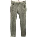 Graue Buena Vista Malibu Skinny Jeans mit Reißverschluss aus Baumwolle für Damen Größe M 