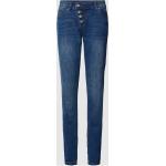 Blaue Buena Vista Slim Fit Jeans aus Baumwollmischung für Damen Größe L 
