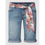 Reduzierte Blaue Blumenmuster Buena Vista Jeans-Shorts aus Baumwollmischung für Damen Größe XS 