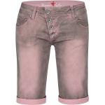 Lavendelfarbene Buena Vista Malibu Stretch-Shorts aus Twill für Damen Größe XXS 