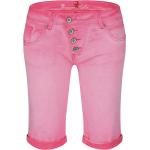 Magentafarbene Buena Vista Malibu Stretch-Shorts aus Twill für Damen Größe XXS 