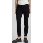 Schwarze Unifarbene Buena Vista Italy Skinny Jeans aus Baumwollmischung für Damen Größe XS 