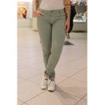 Grüne Unifarbene Buena Vista Kim Slim Fit Jeans mit Reißverschluss für Damen Größe XS 