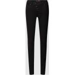Schwarze Unifarbene Buena Vista Malibu Skinny Jeans aus Baumwollmischung für Damen Größe M 