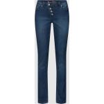 Marineblaue Buena Vista Malibu Skinny Jeans aus Baumwollmischung für Damen Größe XXS 
