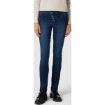 Marineblaue Buena Vista Malibu Skinny Jeans aus Baumwollmischung für Damen Größe L 
