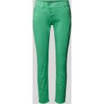 Grüne Unifarbene Buena Vista Malibu 5-Pocket Hosen aus Baumwolle für Damen Größe L 