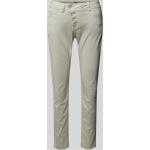 Hellgraue Unifarbene Buena Vista Malibu 7/8-Hosen aus Baumwolle für Damen Größe S 