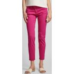 Pinke Unifarbene Buena Vista Malibu Röhrenhosen aus Baumwolle für Damen Größe XL 