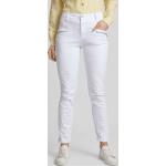 Weiße Unifarbene Buena Vista Röhrenhosen aus Baumwolle für Damen Größe XL 