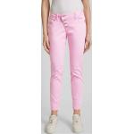 Pinke Unifarbene Buena Vista Malibu Röhrenhosen aus Baumwolle für Damen Größe XS 