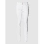 Weiße Buena Vista Italy Slim Fit Jeans mit Reißverschluss aus Baumwolle für Damen Größe XS 