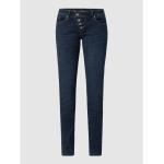 Marineblaue Buena Vista Malibu Slim Fit Jeans aus Baumwollmischung für Damen Größe XS 