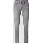 Hellgraue Buena Vista Slim Fit Jeans aus Baumwollmischung für Damen Größe XS 