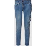 Reduzierte Blaue Buena Vista Slim Fit Jeans aus Baumwollmischung für Damen Größe XXS 