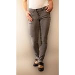Reduzierte Graue Unifarbene Buena Vista Malibu Ripped Jeans & Zerrissene Jeans aus Denim für Damen Größe S 