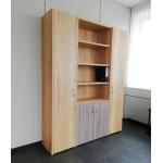Anthrazitfarbene Büroschränke & Home Office Schränke aus Birkenholz Breite 100-150cm, Höhe 200-250cm, Tiefe 0-50cm 