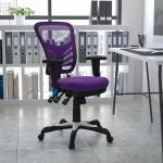 Violette Moderne Ergonomische Bürostühle & orthopädische Bürostühle  gepolstert Breite 50-100cm, Höhe 50-100cm 