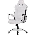 Weiße Amstyle Design Gaming Stühle & Gaming Chairs aus Kunstleder Breite 50-100cm, Höhe 100-150cm, Tiefe 50-100cm 